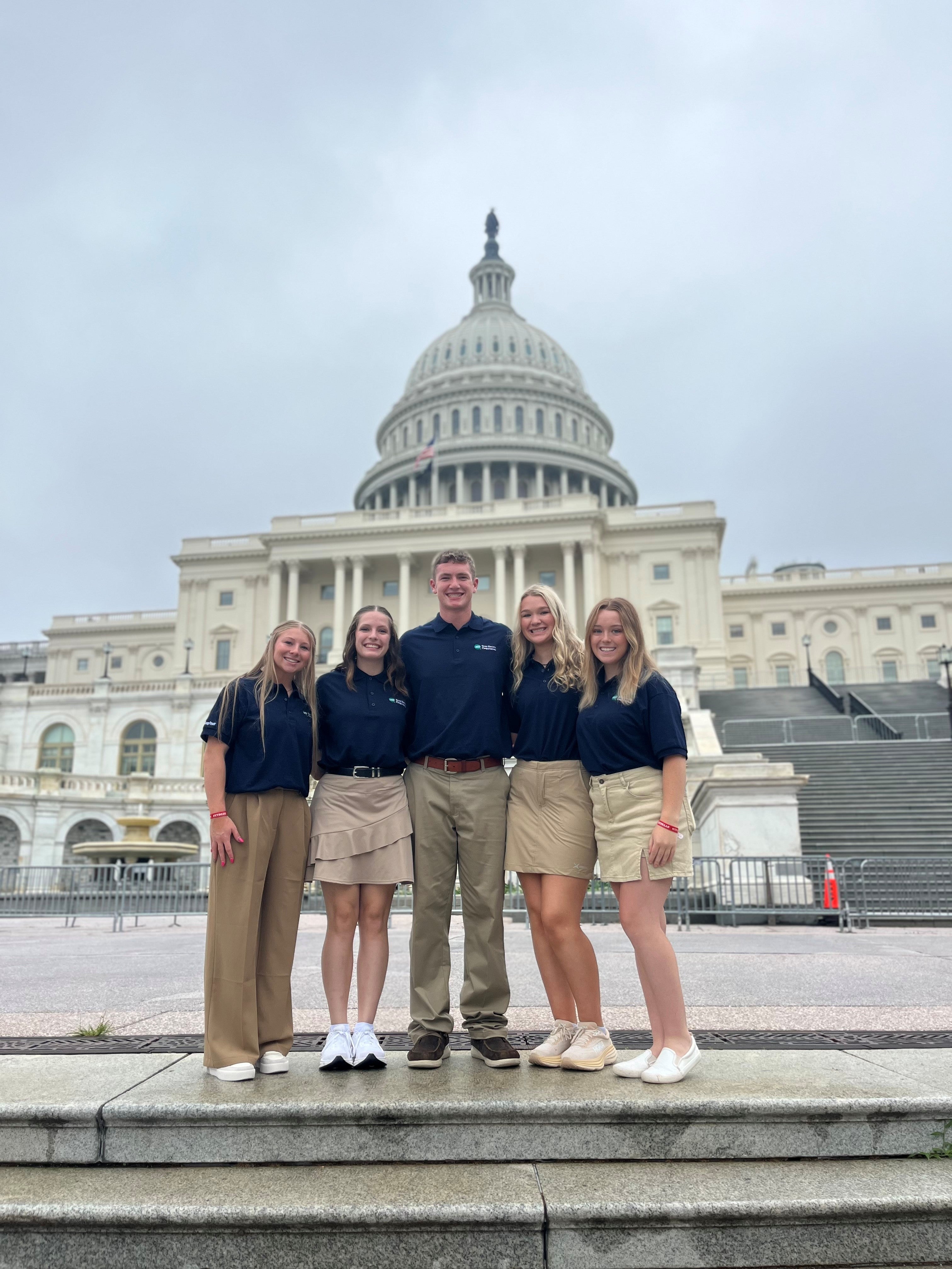 Students at Capitol building